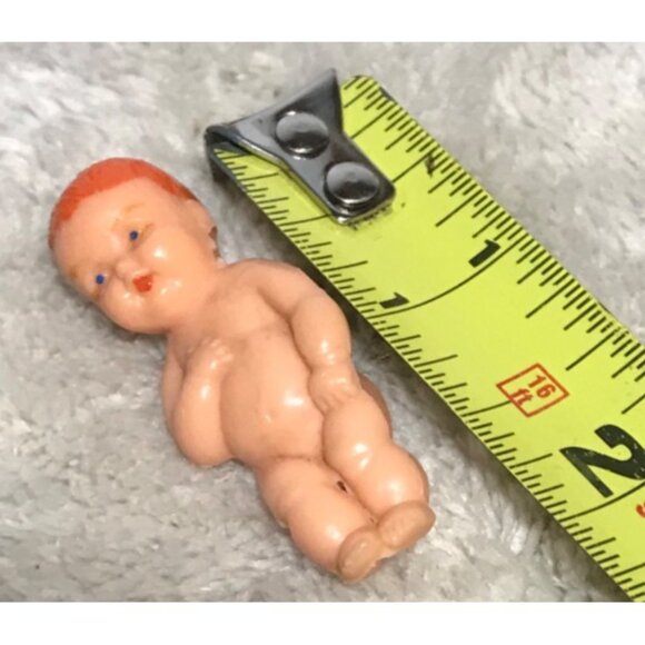 Vintage Marx Dollhouse Family Rubber Mom Dad Child Baby Bendable Poseable 2"- 5" - Picture 13 of 16